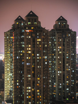 園中花園夜景