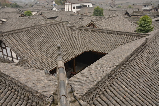 閬中古城俯拍
