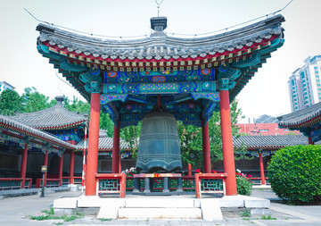 夏日北京大鐘寺風光