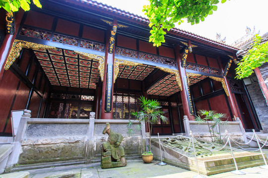 春秋祠饗殿木雕石刻
