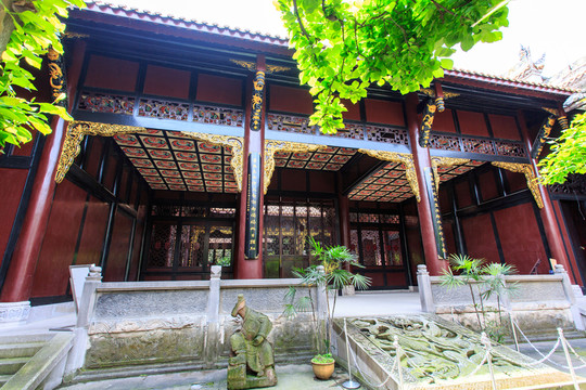 春秋祠饗殿木雕石刻
