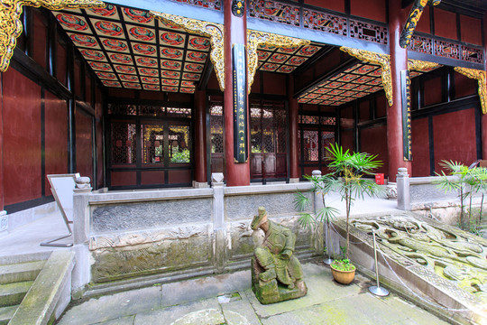 春秋祠饗殿木雕石刻