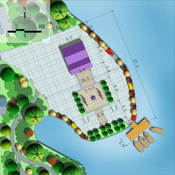 村莊土地廟節(jié)點(diǎn)設(shè)計(jì)