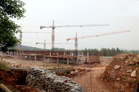 施工現(xiàn)場 樓房建造
