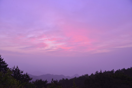晚霞