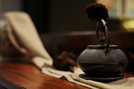 茶壺靜物擺件