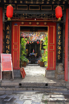 芙蓉街里的關(guān)帝廟