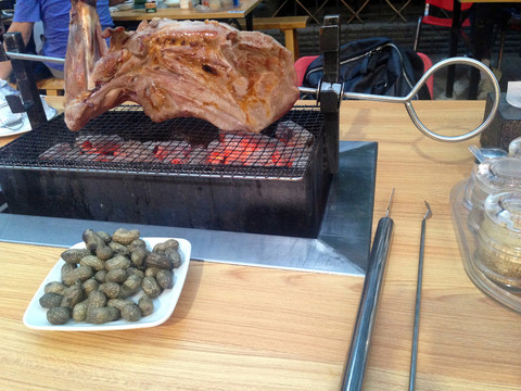 燒烤 羊腿 美食 羊肉 羊排
