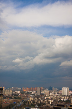 天空云彩 城市
