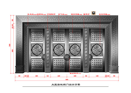 銅門設(shè)計(jì)方案