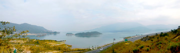 深圳惠陽交界處筆架山高眺大亞灣
