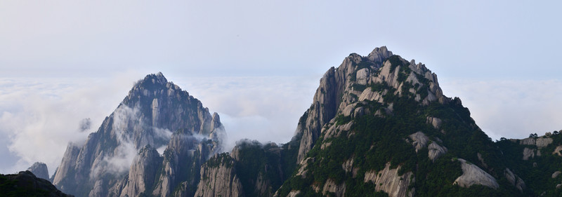 黃山 天都峰 蓮花峰