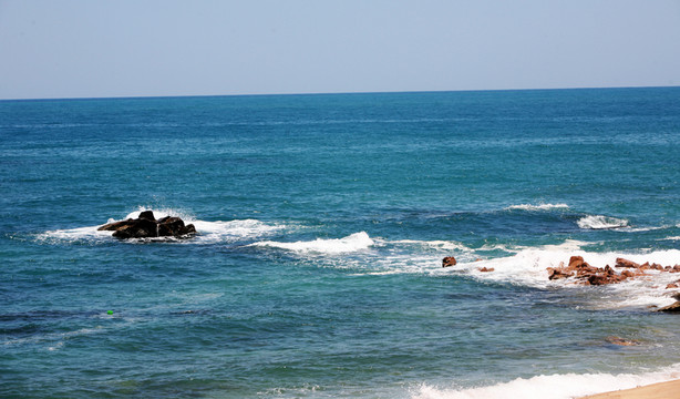 海南三亞 海浪