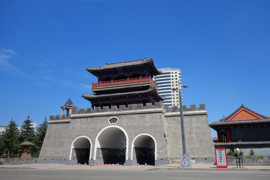 呼倫貝爾古城城樓