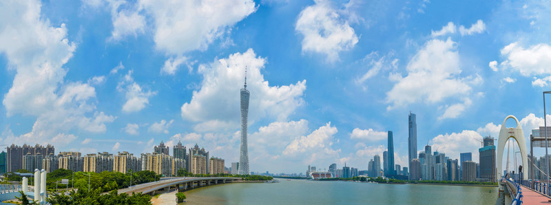 廣州珠江新城全景
