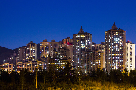小區(qū)夜景