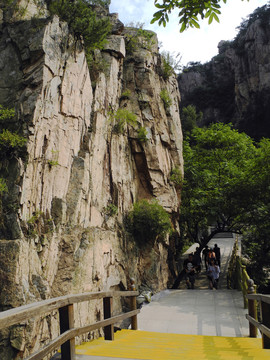 青島嶗山北九水游覽棧道