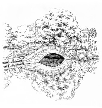 石橋 迎仙橋 拱橋