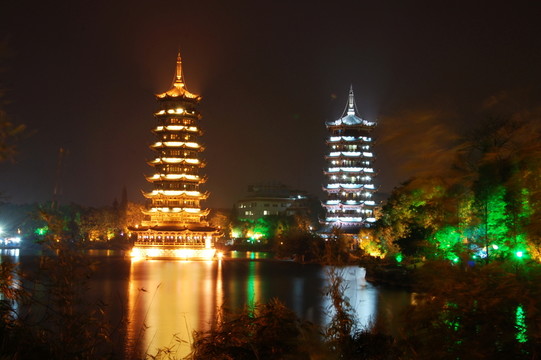 桂林夜色