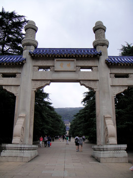 中山陵景區(qū)大門