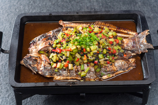 烤魚 豆豉味