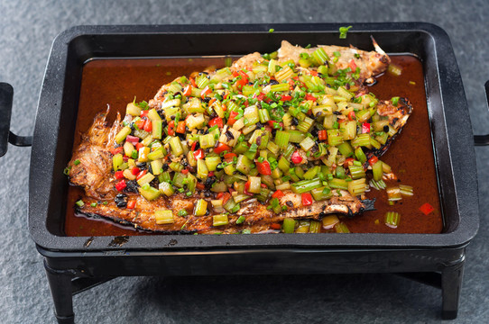 烤魚 豆豉味