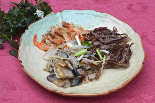 蒸魚(yú)干蝦干 鴨利
