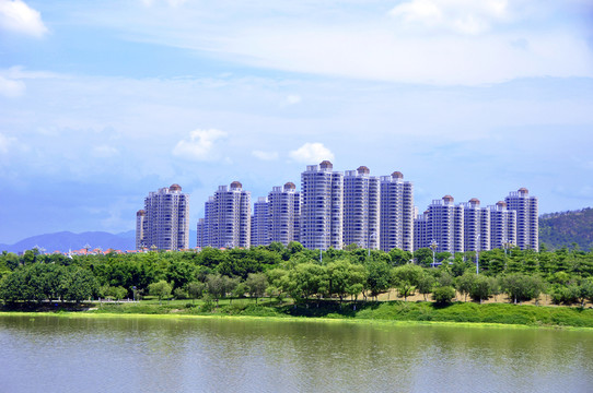 都市新樓盤全景