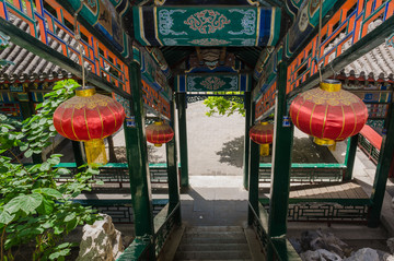 北京大觀園游廊