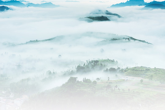 山川 云霧