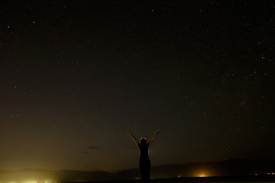 星空人像