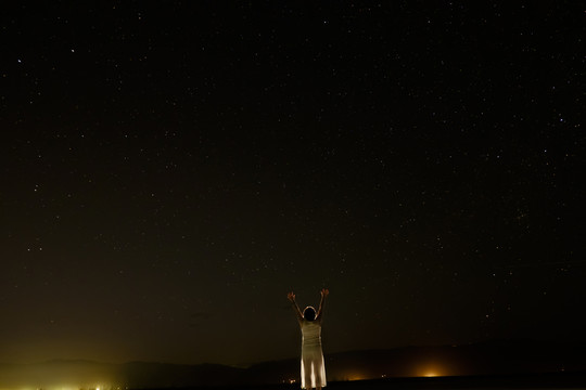星空人像