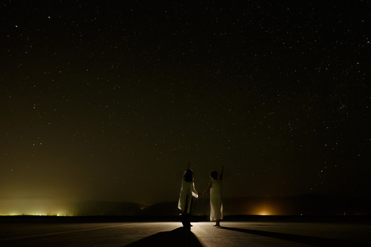 星空人像