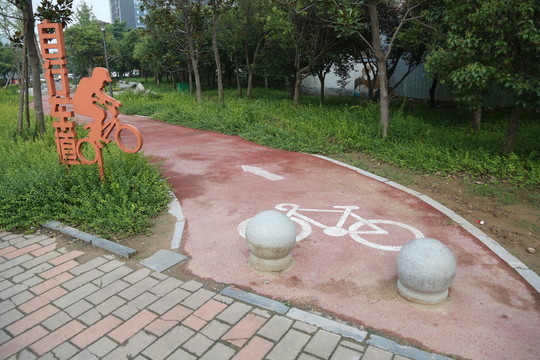 道路 自行車標記 標志 圖案
