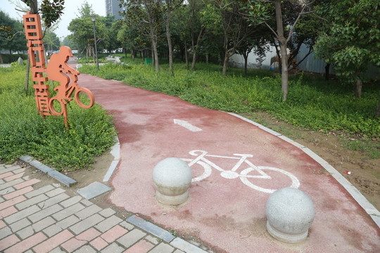 道路 自行車標記 自行車專用道