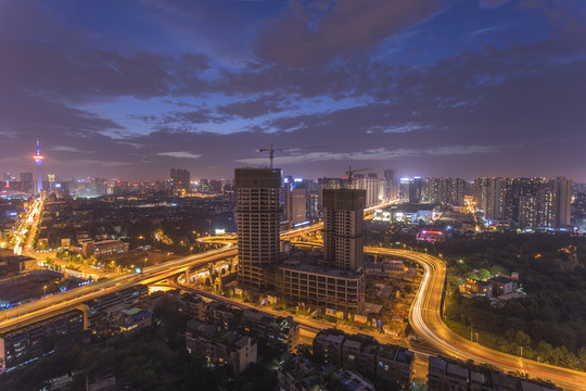 成都市夜景