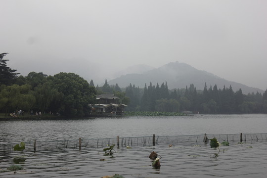 煙雨西湖
