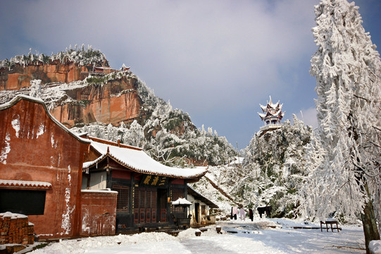 三清殿雪景