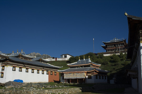 四川若爾蓋郞木寺風光