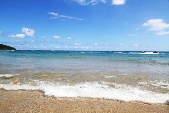 大海 浪花 沙灘