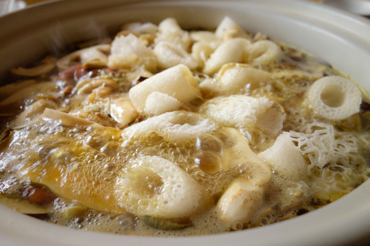 野生菌竹蓀火鍋