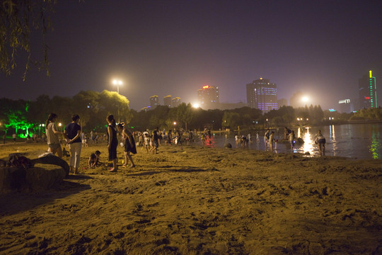 公園 夜景