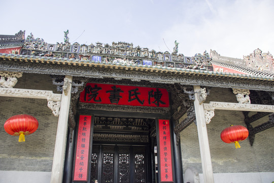 廣州陳家祠建筑雕塑