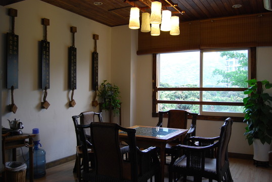 古典茶館棋牌室裝修圖