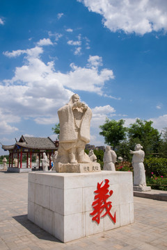 水滸武松塑像
