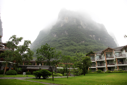 陽朔河畔酒店桂林山莊風(fēng)景