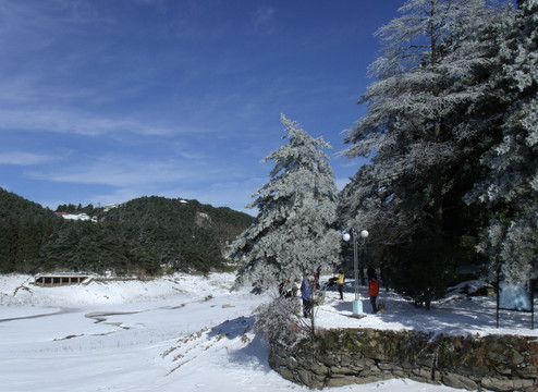 廬山雪景