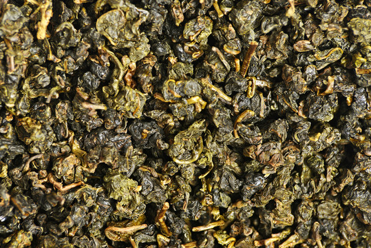 佛手茶 茶葉特寫