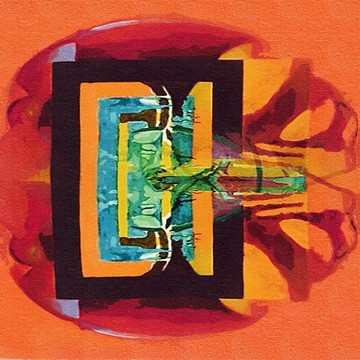 對(duì)稱抽象裝飾畫(huà)