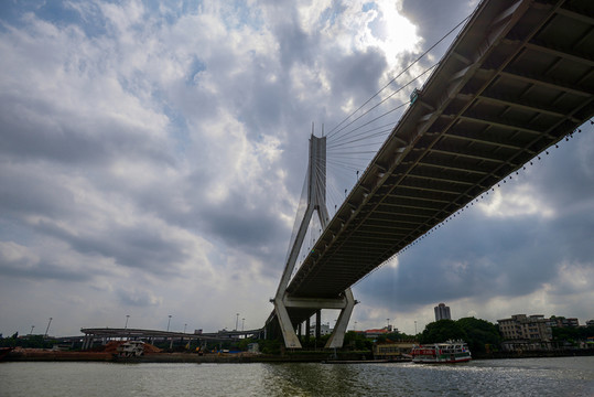 斜拉索大橋